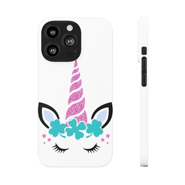 Unicorn Slim Case - Cute Phone Cover, Fantasy Gift, Colorful Phone Accessory, Kids Birthday, Magical Charm - Image 5