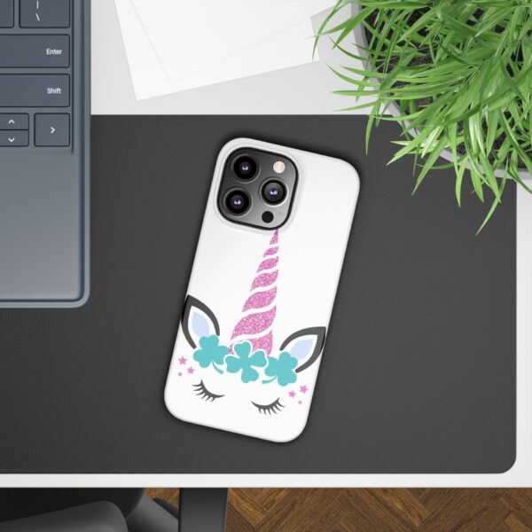 Unicorn Slim Case - Cute Phone Cover, Fantasy Gift, Colorful Phone Accessory, Kids Birthday, Magical Charm - Image 6
