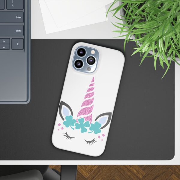 Unicorn Slim Case - Cute Phone Cover, Fantasy Gift, Colorful Phone Accessory, Kids Birthday, Magical Charm - Image 8