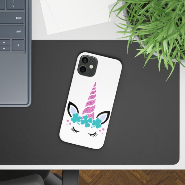 Unicorn Slim Case - Cute Phone Cover, Fantasy Gift, Colorful Phone Accessory, Kids Birthday, Magical Charm - Image 12