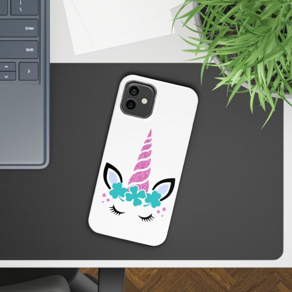 Unicorn Slim Case - Cute Phone Cover, Fantasy Gift, Colorful Phone Accessory, Kids Birthday, Magical Charm - Image 10