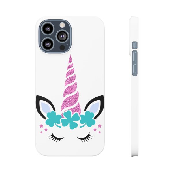 Unicorn Slim Case - Cute Phone Cover, Fantasy Gift, Colorful Phone Accessory, Kids Birthday, Magical Charm - Image 7